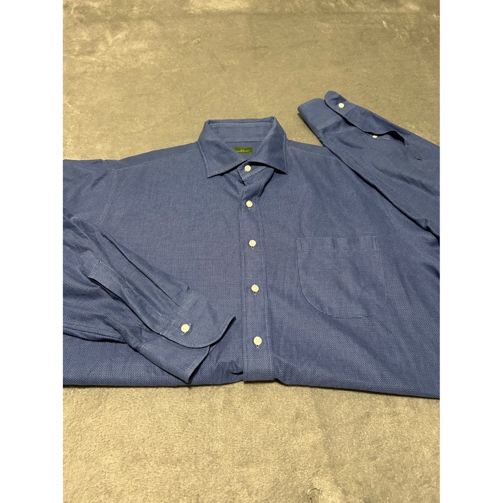 Sid Mashburn Blue Casual Button Down Shirt
